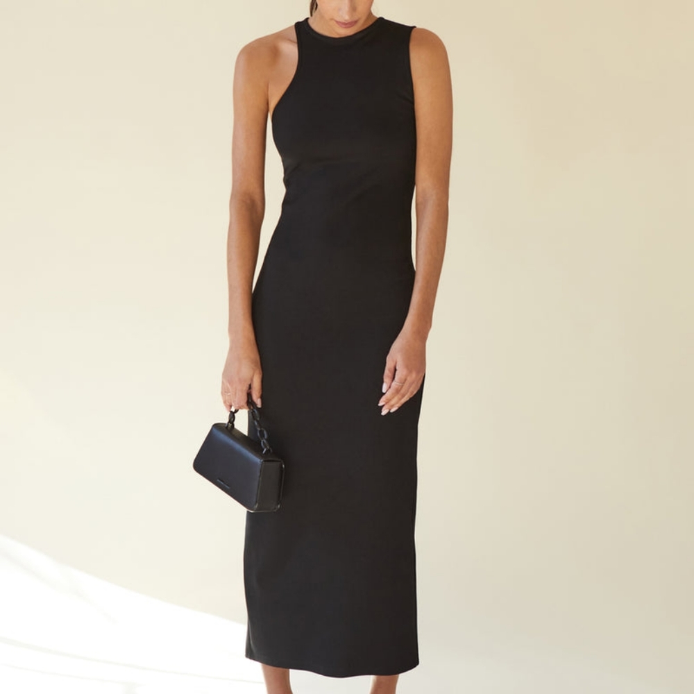 Marcella Marcellamoda Daya black dress XL